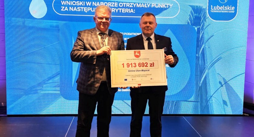 Jarosław Koczkodaj  Wójt Gminy Ulan-Majorat oraz radny Sejmiku Ryszard Szczygieł 
