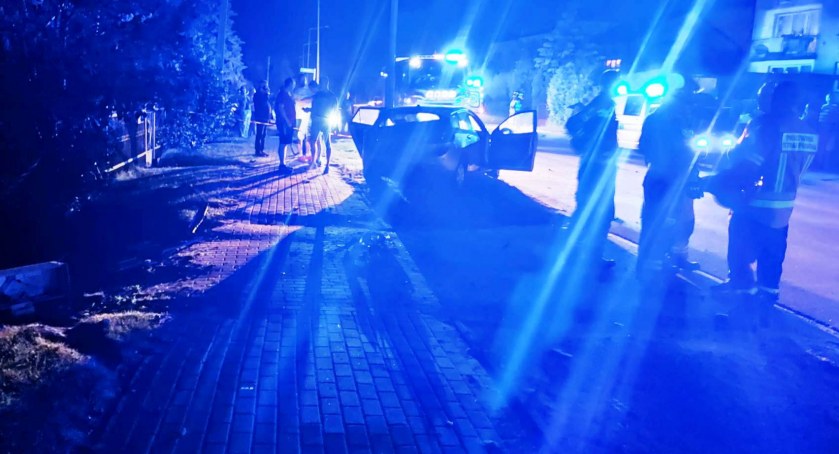 Wypadek na ul Cieszkowizna w Łukowie! 