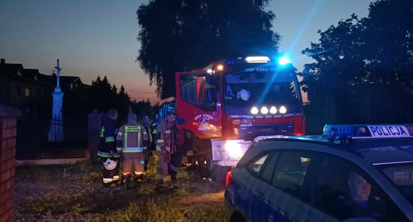 Wypadki, Zalesiu Łukowem zapalił samochód dostawczy! - zdjęcie, fotografia