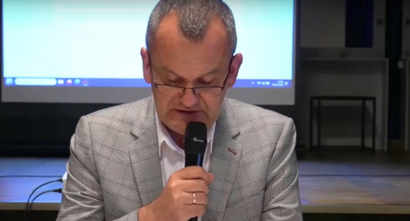 Krzysztof Okliński, przewodniczący Rady Miasta Łuków 