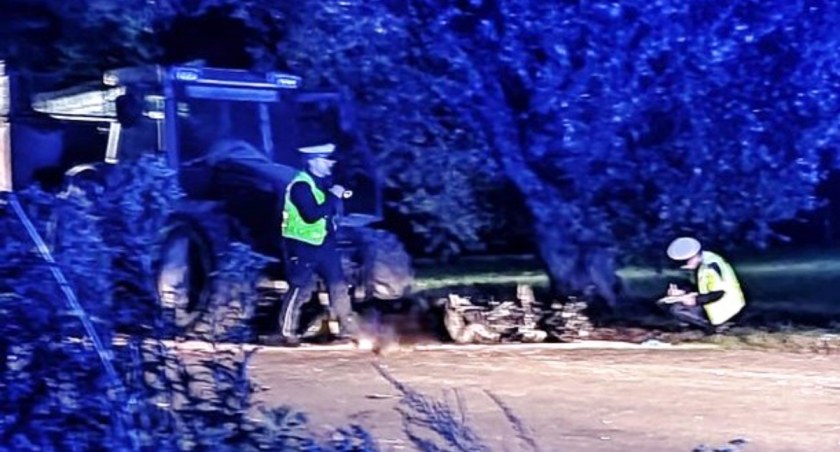 Wypadki, Tragedia drodze powiecie łukowskim żyje młody chłopak - zdjęcie, fotografia