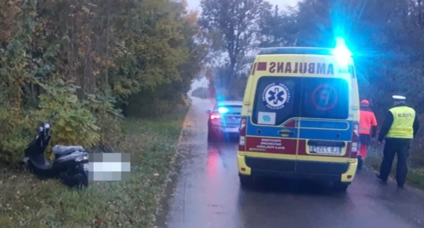 Śmierć motorowerzysty na drodze gminnej w Bezwoli! 