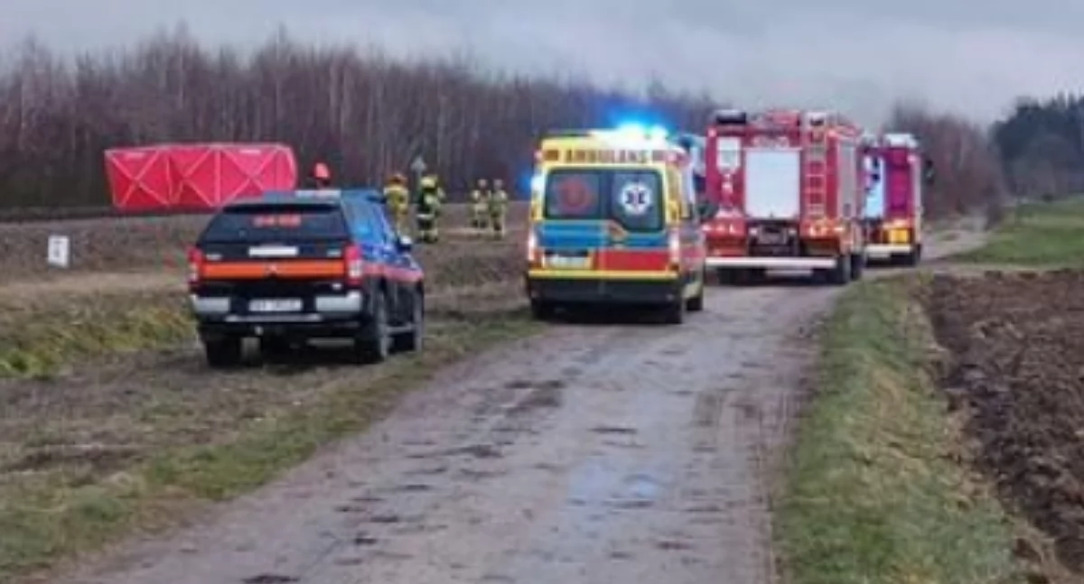 Wypadki, Tragedia torach Łukowem Mężczyzna potrącony przez pociąg - zdjęcie, fotografia