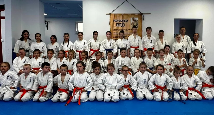 Wiadomości Sportowe, Egzamin karate Stanin senpai Powiatu Łukowskiego - zdjęcie, fotografia