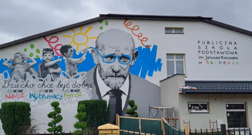 Pogoda , Mural Sarnowie prezentuje pięknie! - zdjęcie, fotografia