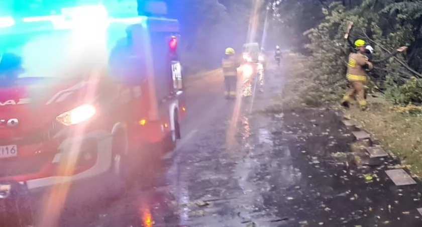 Fot. OSP Charlejów. Galeria zdjęć z dramatycznej interwencji strażaków w pożarze domu w Pieńkach. Widoczne są m.in. płonące poddasze, walka ze skutkami uderzenia pioruna i wzmożone wysiłki ratunkowe. Emocje, poświęcenie i solidarność w działaniu. Wartość pracy strażaków dla społeczności lokalnej.