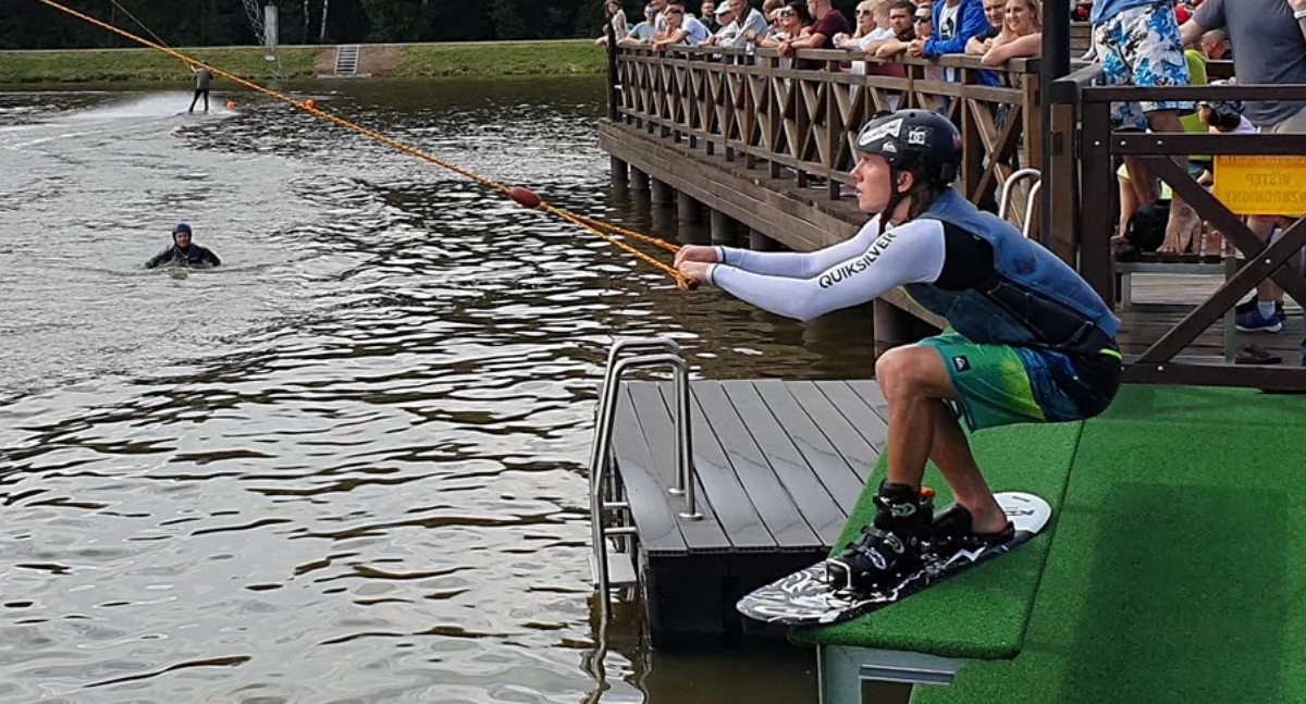 Pogoda , Zalew Łukowie  Wake zamknięty odwołania - zdjęcie, fotografia