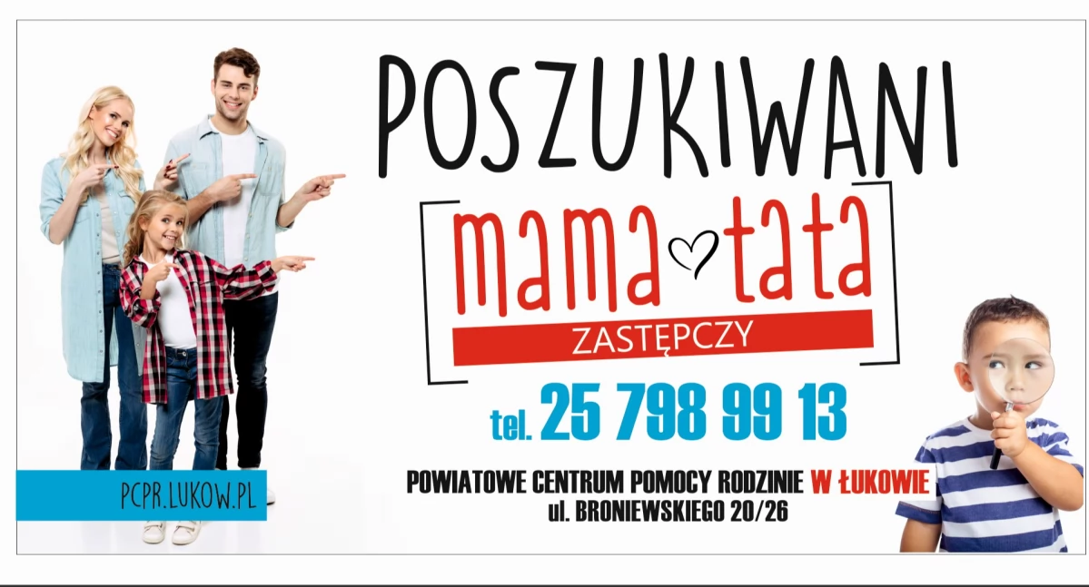Wiadomości Partnera, Łukowie poszukuje chętnych rodziny zastępczej - zdjęcie, fotografia