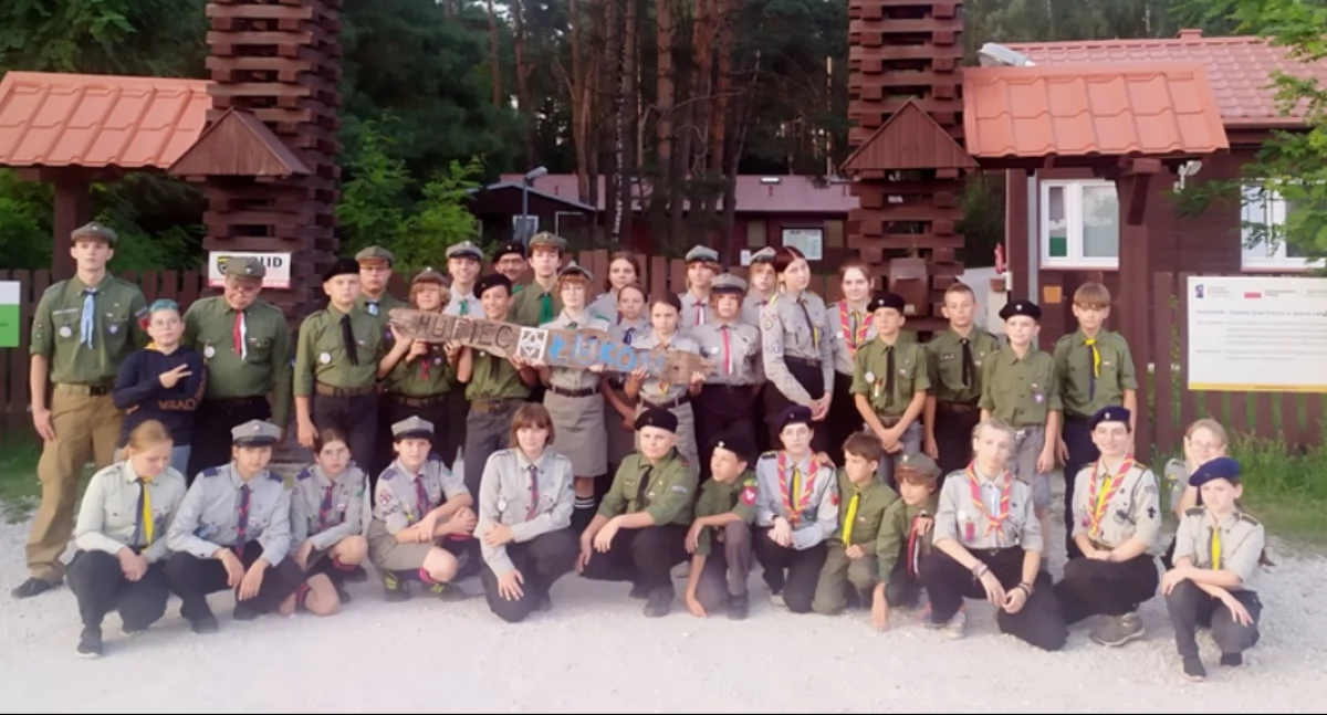 Pogoda , Obóz harcerski Piastowskiej Zagrodzie” Smerzynie Letnia przygoda historyczne wędrówki - zdjęcie, fotografia