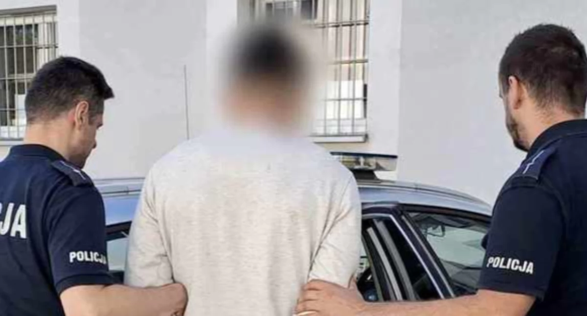 Przestępczość, Siłą wciągnął żonę samochodu Policjanci ustalili przypalał! - zdjęcie, fotografia