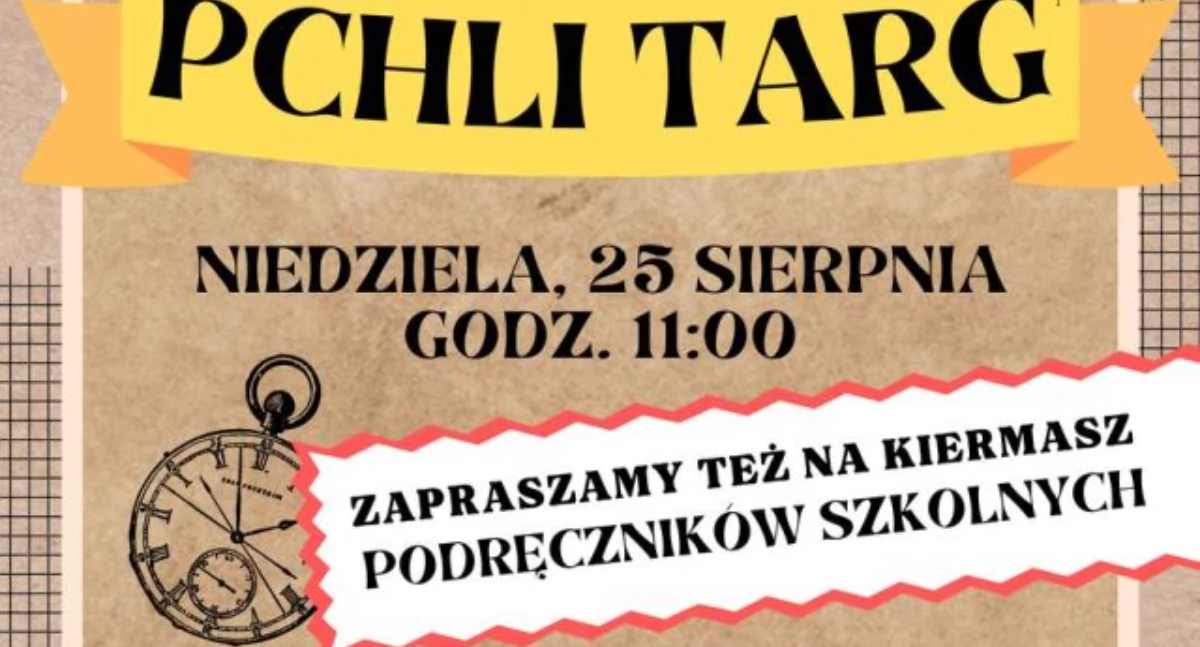 Pogoda , Pchli Łuków sprzedaż wymiana przedmiotów kiermasz podręczników (ZAPROSZENIE) - zdjęcie, fotografia