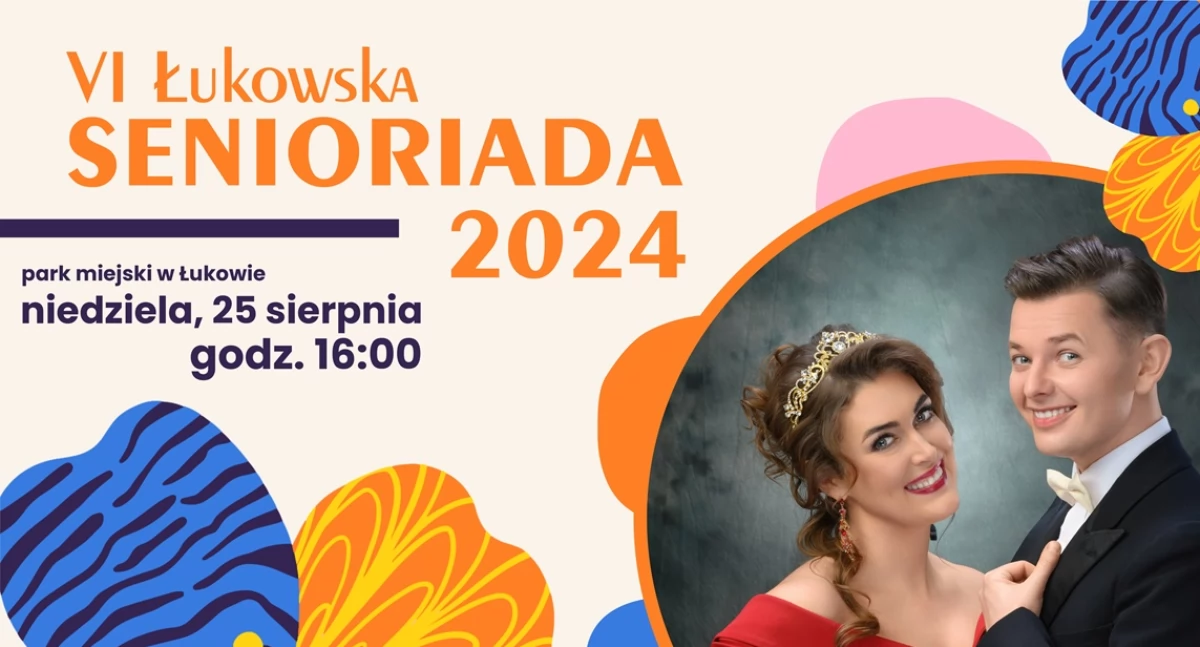 Informacje kulturalne, Senioriada Łukowie wspólna potańcówka wręczenie wyróżnień! Dołącz uroczystości! - zdjęcie, fotografia
