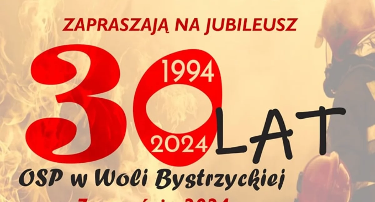 Plakat organizatora