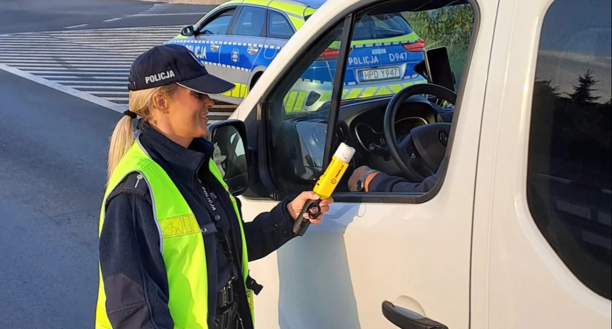 Policja, Łuków Policyjna akcja trzeźwy poranek! - zdjęcie, fotografia