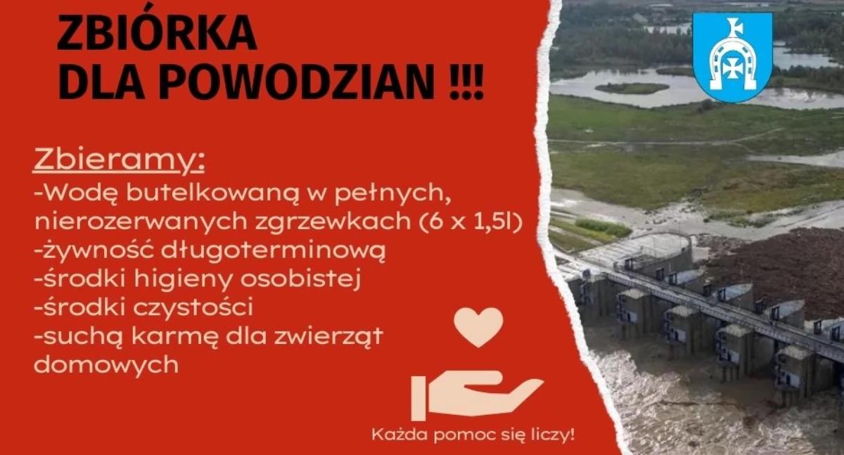 Gmina Krzywda Pomaga Powodzianom – Włącz Się w Zbiórkę!