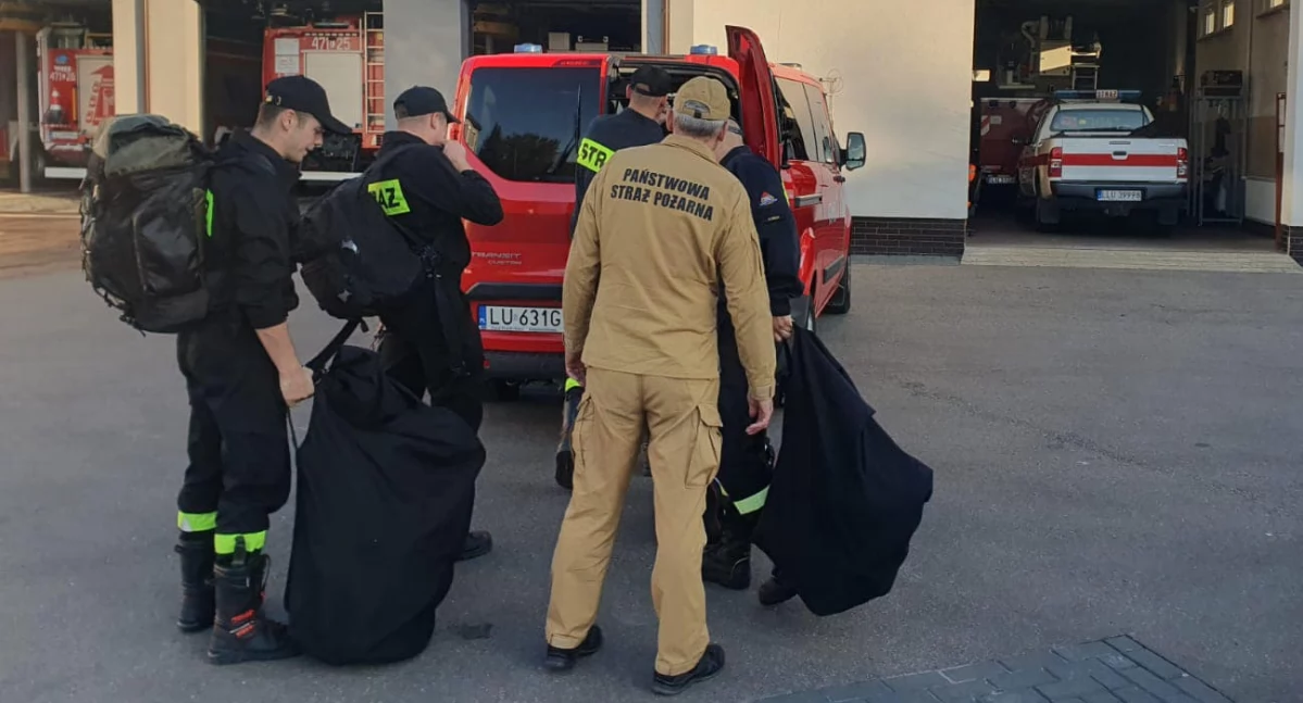 fot. Komenda Powiatowa Państwowej Straży Pożarnej w Łukowie 