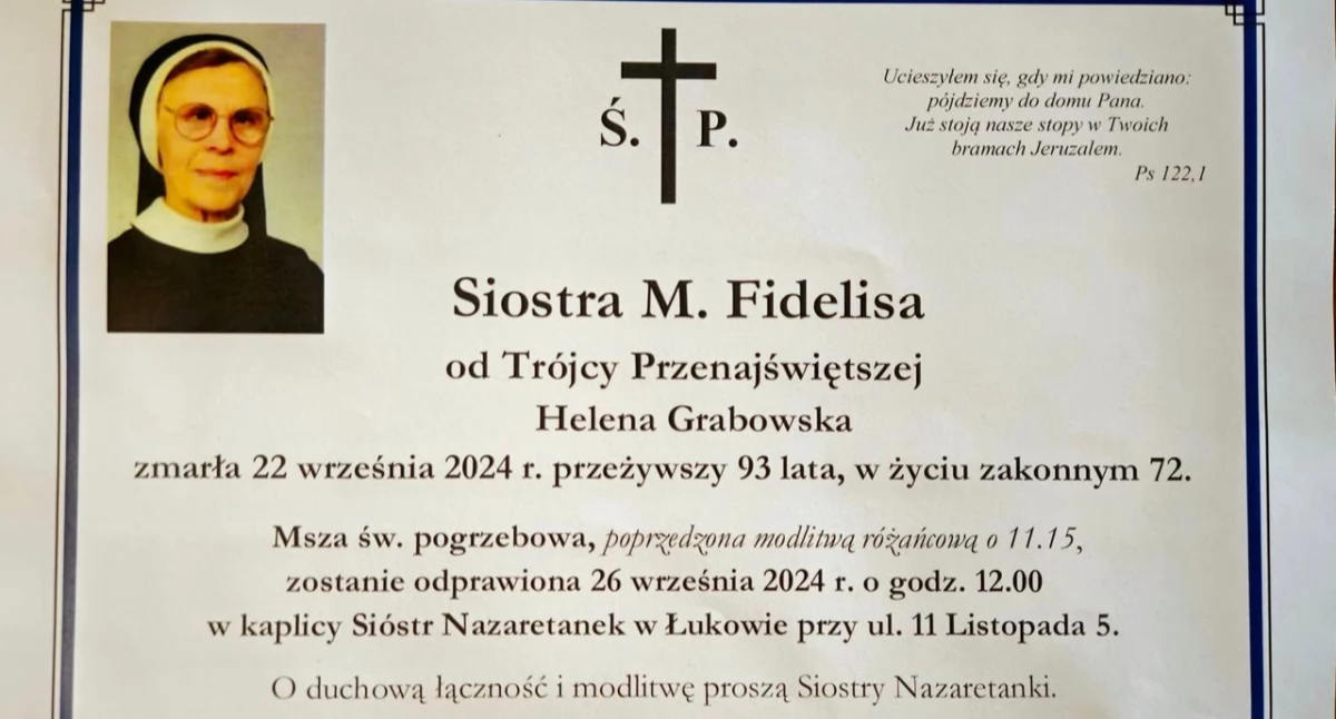 fot. Parafia NMP Matki Kościoła w Łukowie