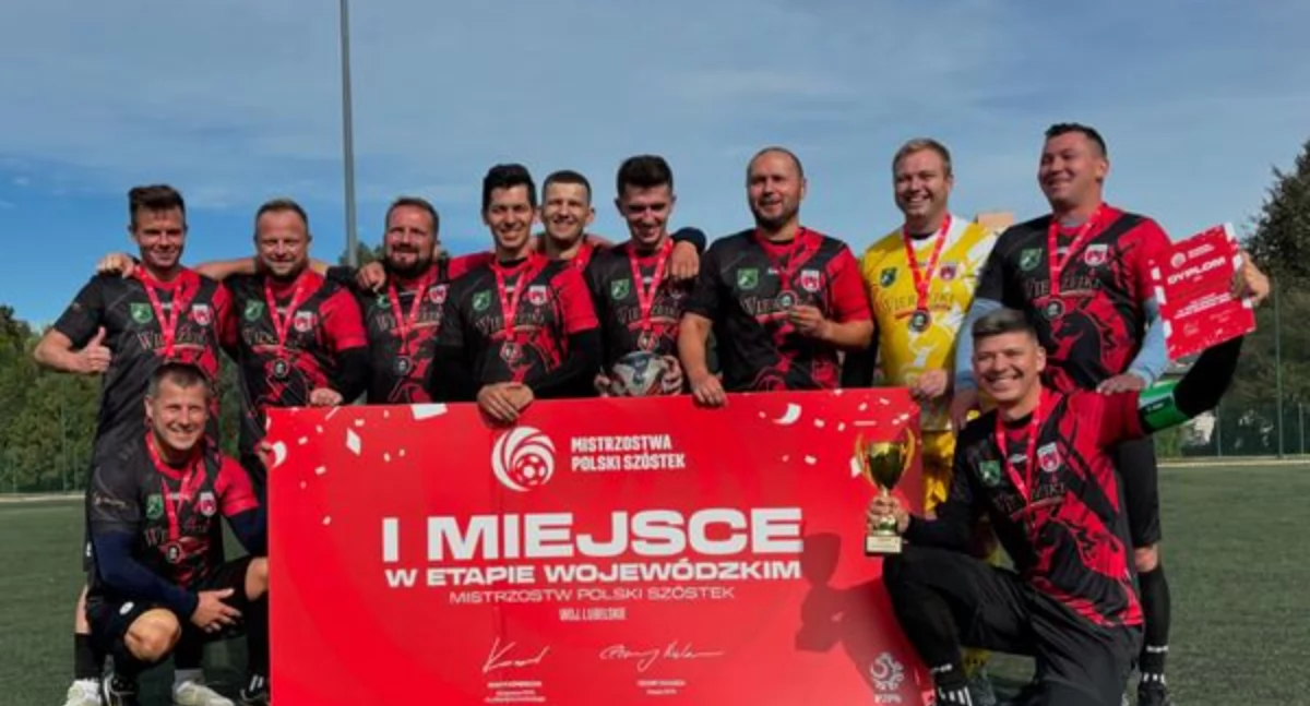 Sukcesy sportowe, LESOVIA TRZEBIESZÓW MISTRZEM WOJEWÓDZTWA LUBELSKIEGO! SENSACYJNY SUKCES POTURZYŃSKIEJ! - zdjęcie, fotografia