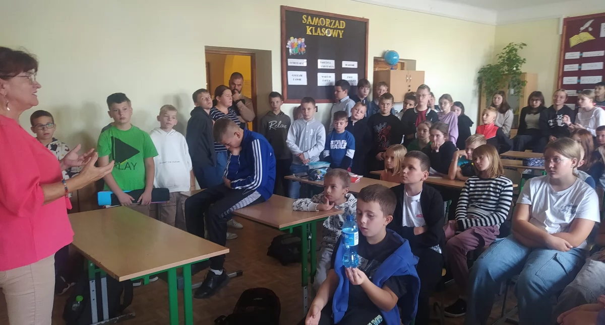 fot. Szkoła Podstawowa im. Świętego Jana Pawła II w Wólce Domaszewskiej