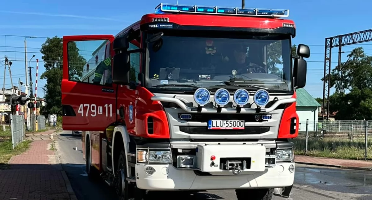 Straż Pożarna, Kukurydza jezdni! Szybka interwencja strażaków zapobiegła potencjalnym wypadkom! - zdjęcie, fotografia