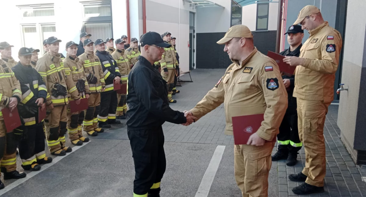 fot. Komenda Powiatowa Państwowej Straży Pożarnej w Łukowie 