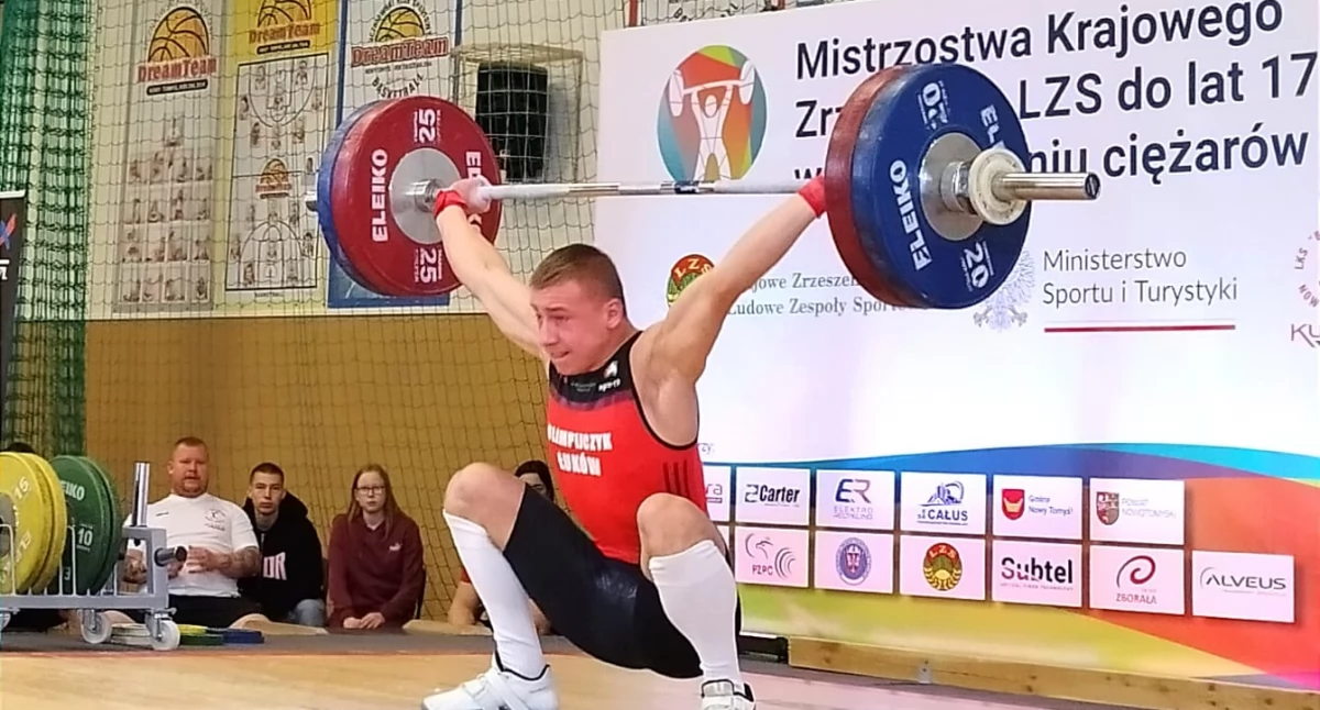 Sukcesy sportowe, Błażej Borkowski Klubu Olimpijczyka Ziemi Łukowskiej Mistrzem Polski - zdjęcie, fotografia