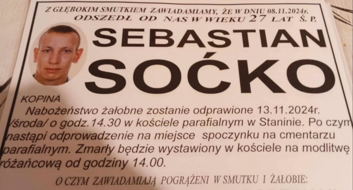Straż Pożarna, żyje Sebastian Soćko Kopina gminie Stanin strażacy żegnają przyjaciela - zdjęcie, fotografia