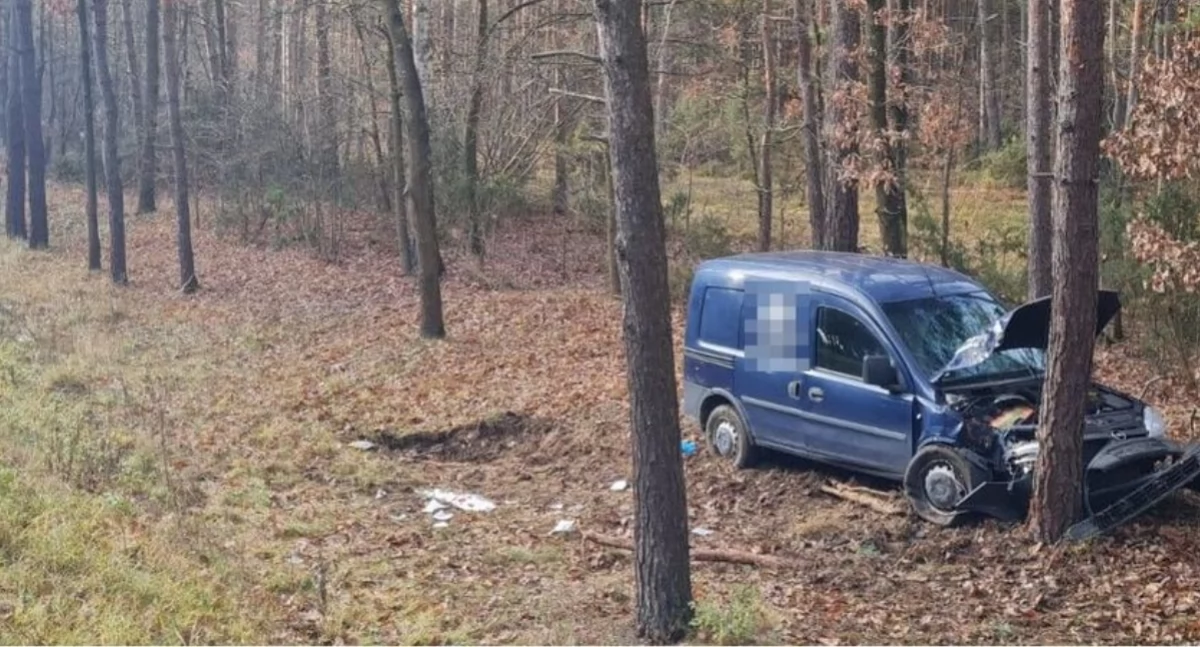 Wypadki, Combo uderzył drzewo latek walczy życie! - zdjęcie, fotografia