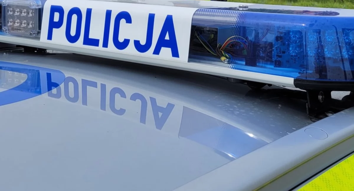 Wypadki, Wypadek Łukowie Potrącenie ulicy Świderskiej - zdjęcie, fotografia