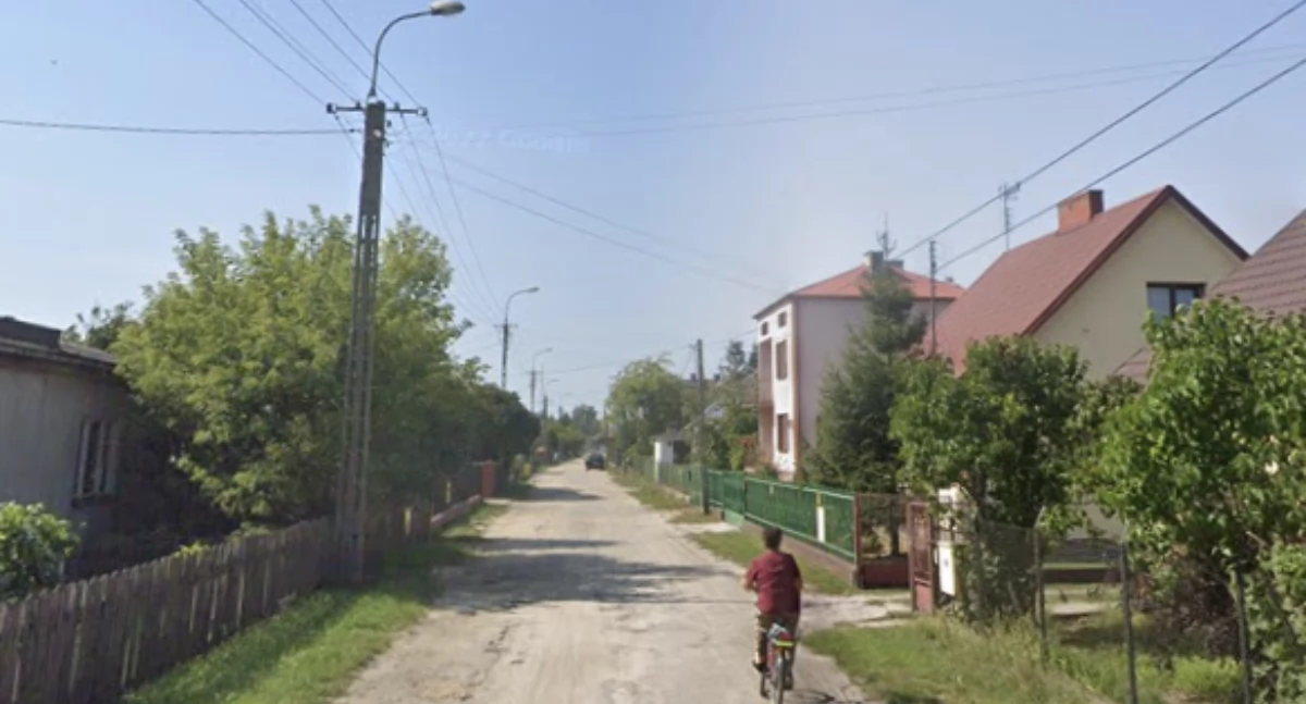Google Maps/ul. Sosnowa w Łukowie