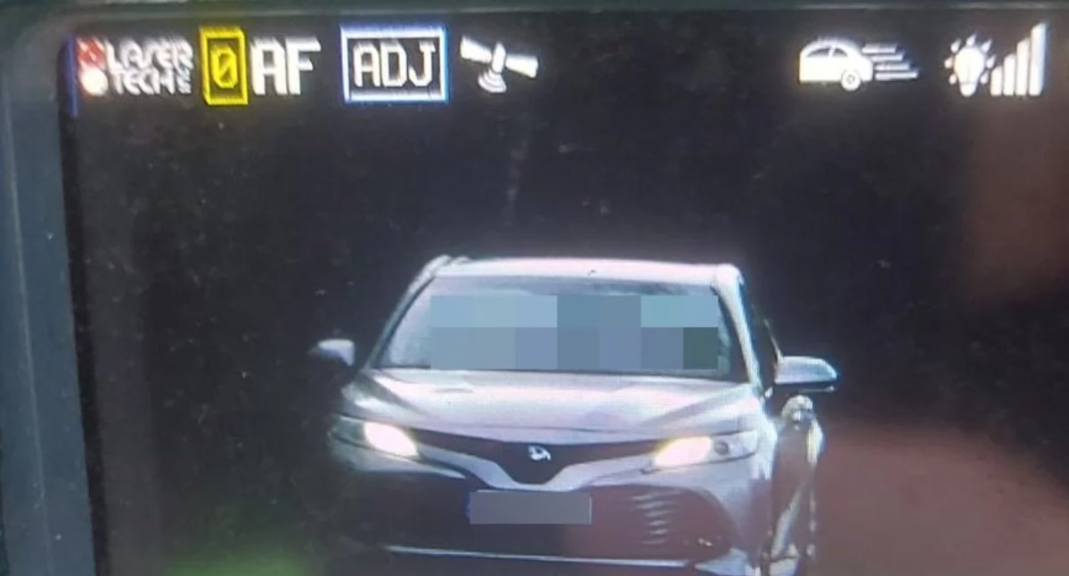 Policja, Stracił prawo jazdy stanie przed sądem Pirat drogowy powiatu łukowskiego złapany! - zdjęcie, fotografia