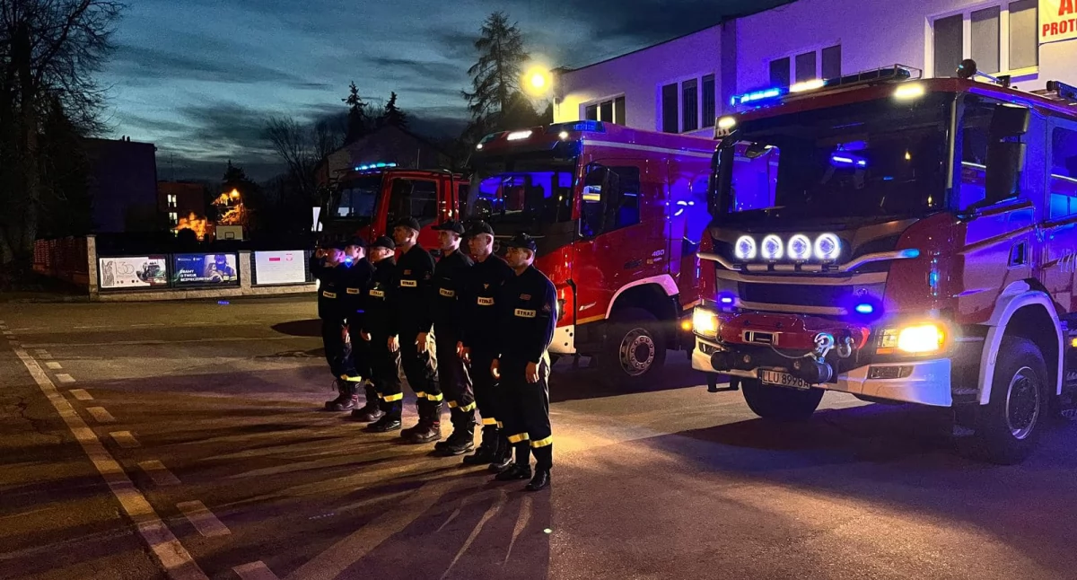 fot. Komenda Powiatowa Państwowej Straży Pożarnej w Łukowie 