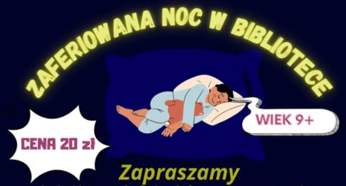 Szkolnictwo, Bibliotece Serokomla Zabawy kolacja seans filmowy ZAPISY - zdjęcie, fotografia