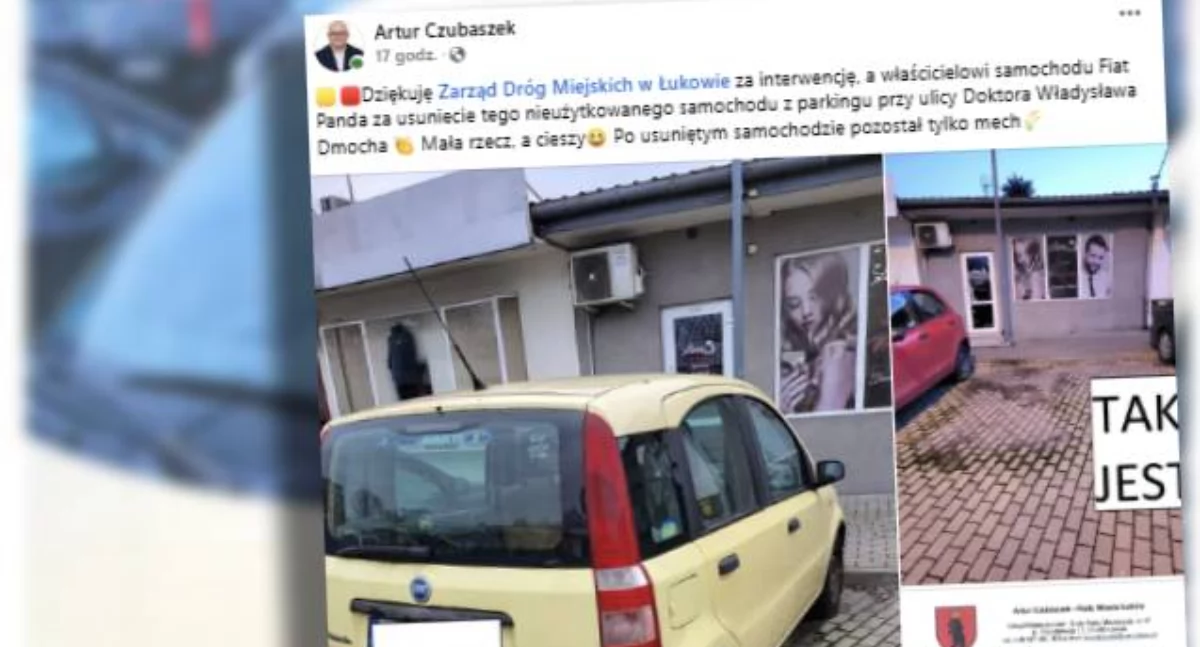fot. Interpelacja radnego Artura Czubaszka/Facebook Artur Czubaszek