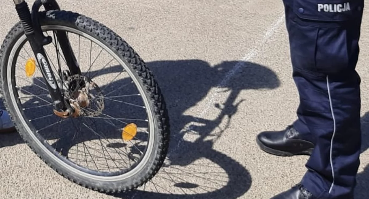 Przestępczość, jeden dzień policja zatrzymała kilku pijanych rowerzystów Najwyższy mandat - zdjęcie, fotografia