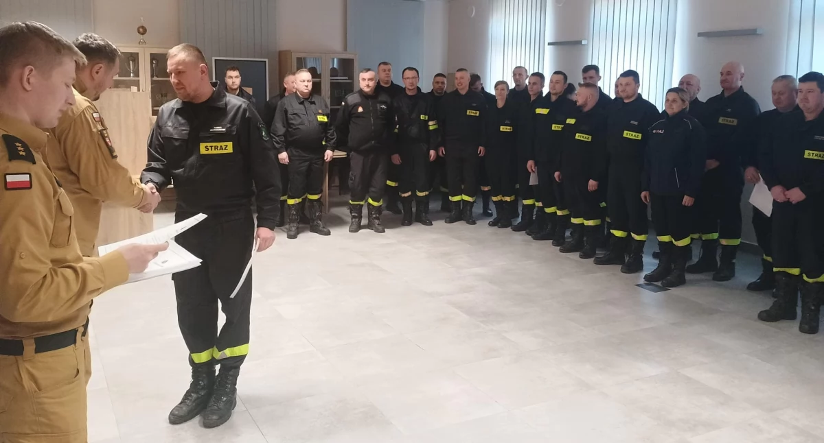 fot. Komenda Powiatowa Państwowej Straży Pożarnej w Łukowie 