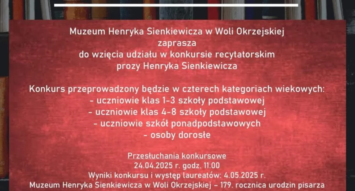 materiał organizatora