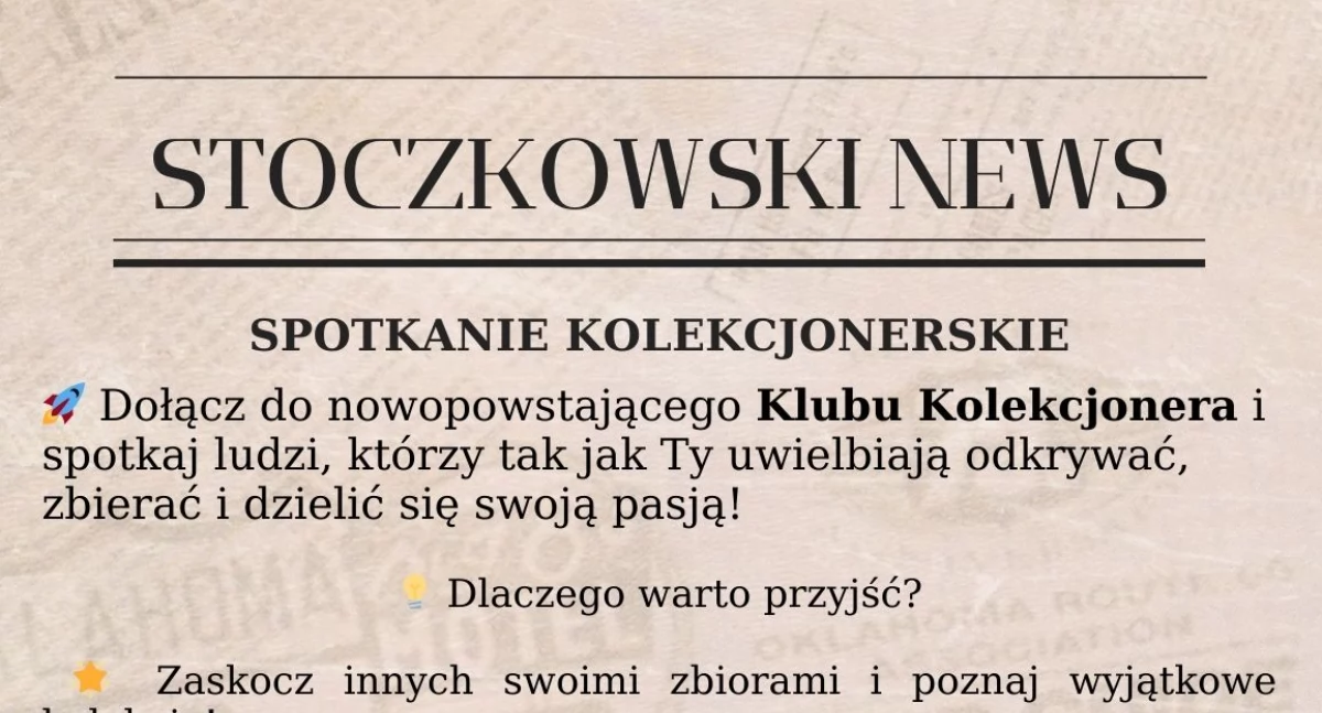 materiał organizatora