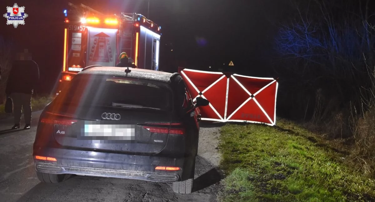 Przestępczość, Mieszkaniec Łukowa zginął drodze Śledztwo wciąż ustalenia tragedii Domaszewnicy - zdjęcie, fotografia