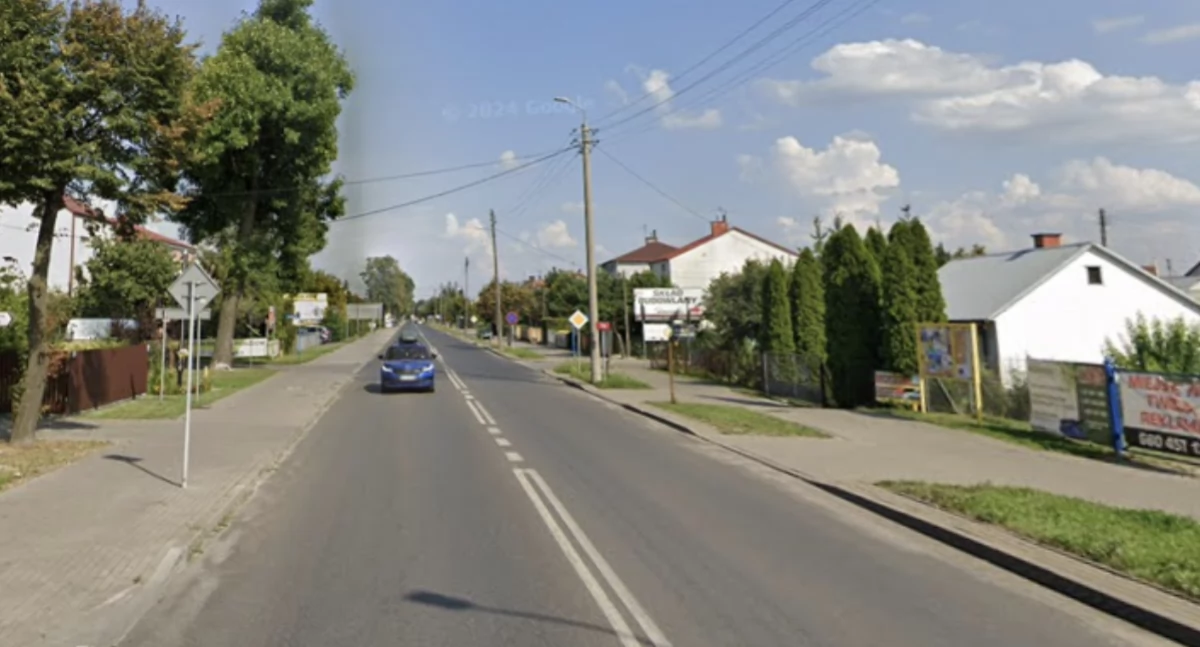 Ul. Warszawska w Łukowie (fot. Google Maps)