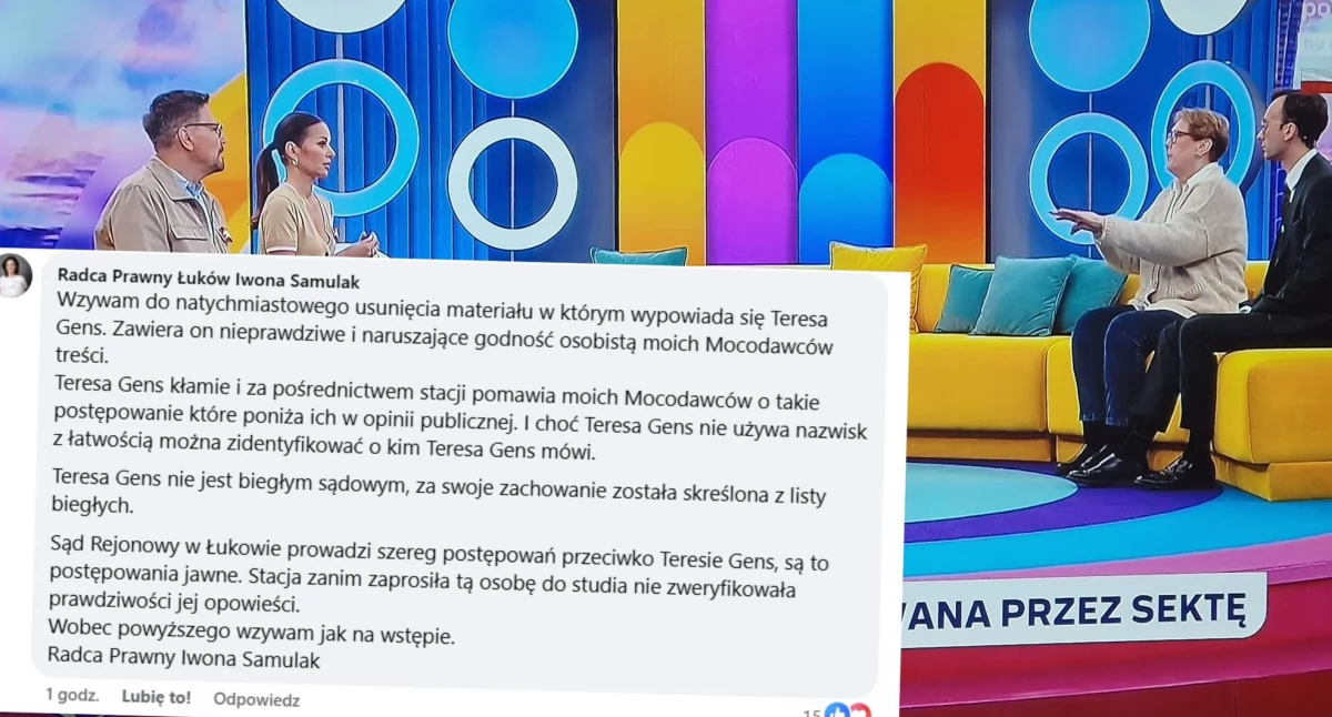Przestępczość, Adwokat rodziny Łukowa wzywa Polsat usunięcia materiału Teresą „To publiczne pomówienia - zdjęcie, fotografia