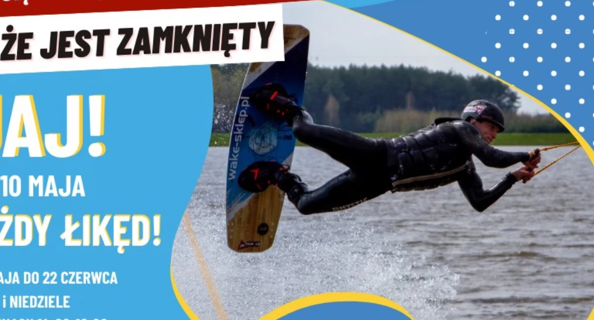 Inwestycje, Wakepark wraca wodę! Start sezonu Zimną Wodą - zdjęcie, fotografia