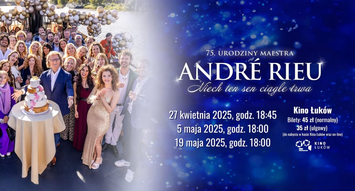 Informacje kulturalne, Jubileuszowy koncert André Kinie Łuków (ZAPROSZENIE) - zdjęcie, fotografia