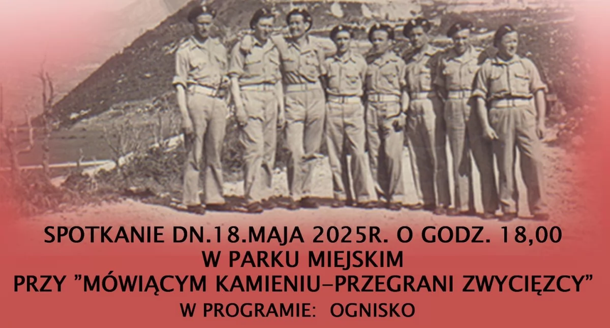 Historia, rocznica Bitwy Monte Cassino Zapraszamy wydarzenie Parku Miejskim Łukowie - zdjęcie, fotografia