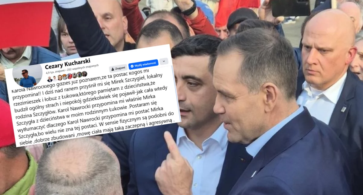 Polityka, Cezary Kucharski ostro kandydaturze Karola Nawrockiego Przypomina Mirka Szczygła Łukowa - zdjęcie, fotografia
