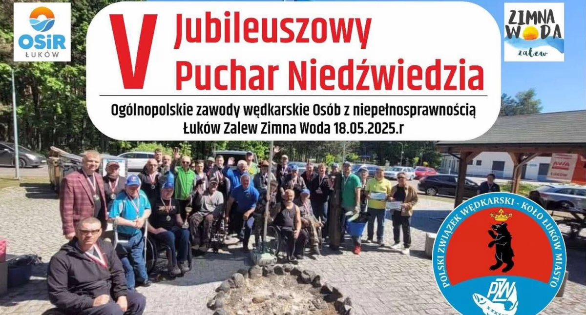 Wiadomości Sportowe, Jubileuszowy Puchar Niedźwiedzia Zalewem Zimna Wędkarskie zawody integracyjne - zdjęcie, fotografia
