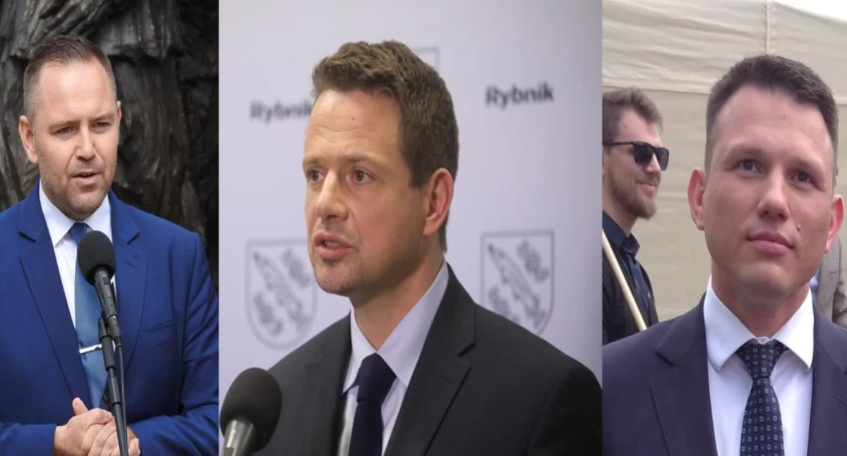 Polityka, Wybory prezydenckie Wyniki sondażu poll! Trzaskowski Nawrocki turze Mentzen trzeci - zdjęcie, fotografia