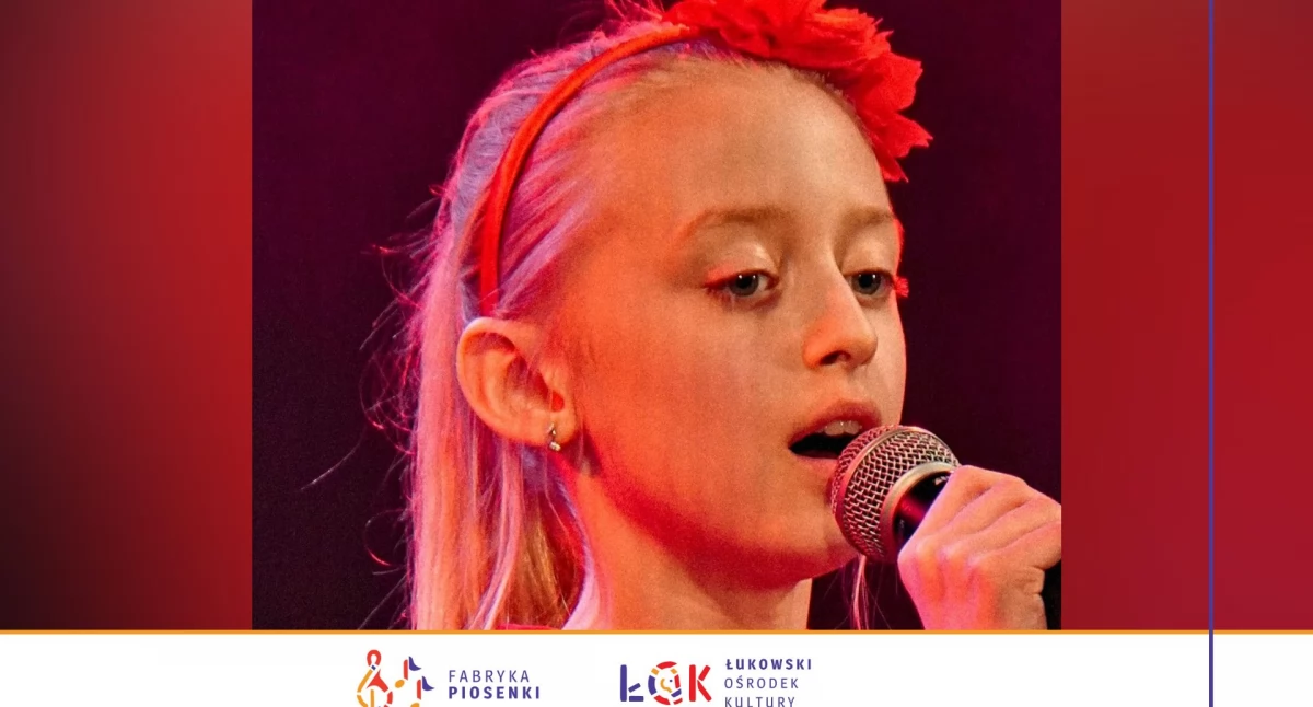 Pogoda , Sukces wokalistki Łukowa Natalia Burdach wyróżniona konkursie „Wygraj Sukces” - zdjęcie, fotografia