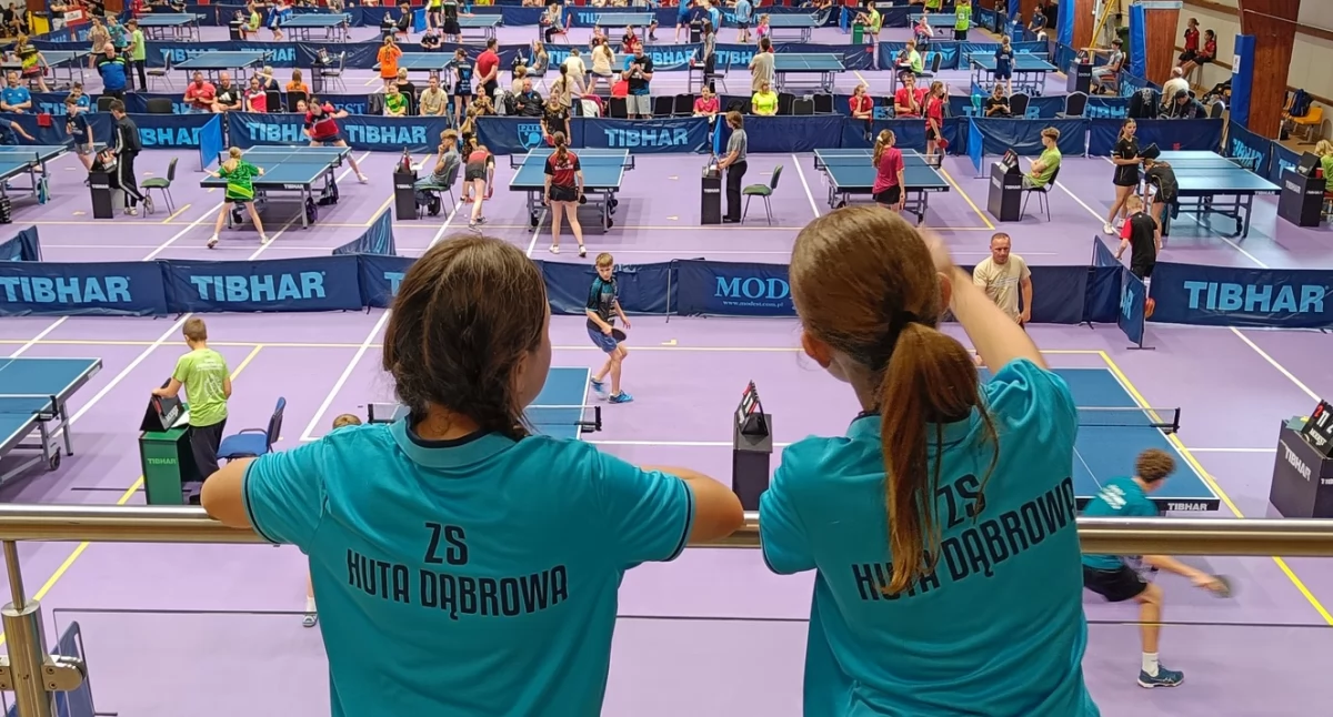 Sukcesy sportowe, Dąbrowa ustach całej Polski Uczniowie szkoły napisali historię stole ponga - zdjęcie, fotografia