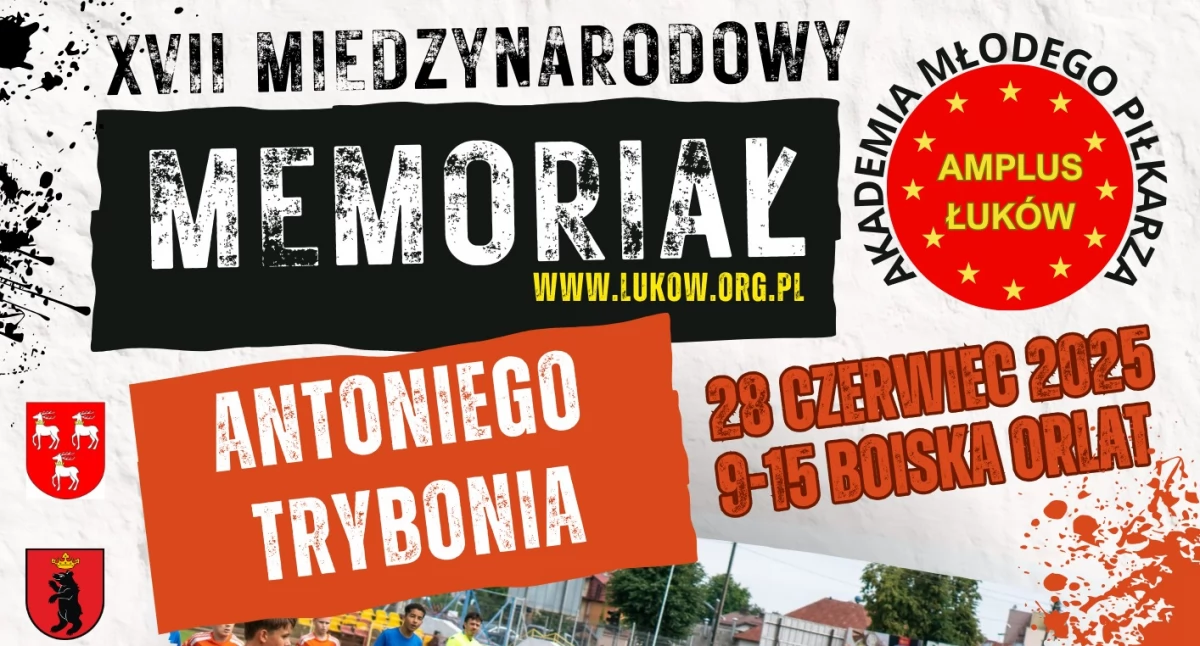 Sukcesy sportowe, Odliczanie gwizdka! Łuków szykuje piłkarską fiestę podczas Memoriału Trybonia - zdjęcie, fotografia